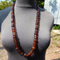 65 gr Small Necklace beads Indonesian Yellow Red Amber for Healing 26NE43