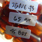 65 gr Small Necklace beads Indonesian Yellow Red Amber for Healing 26NE43