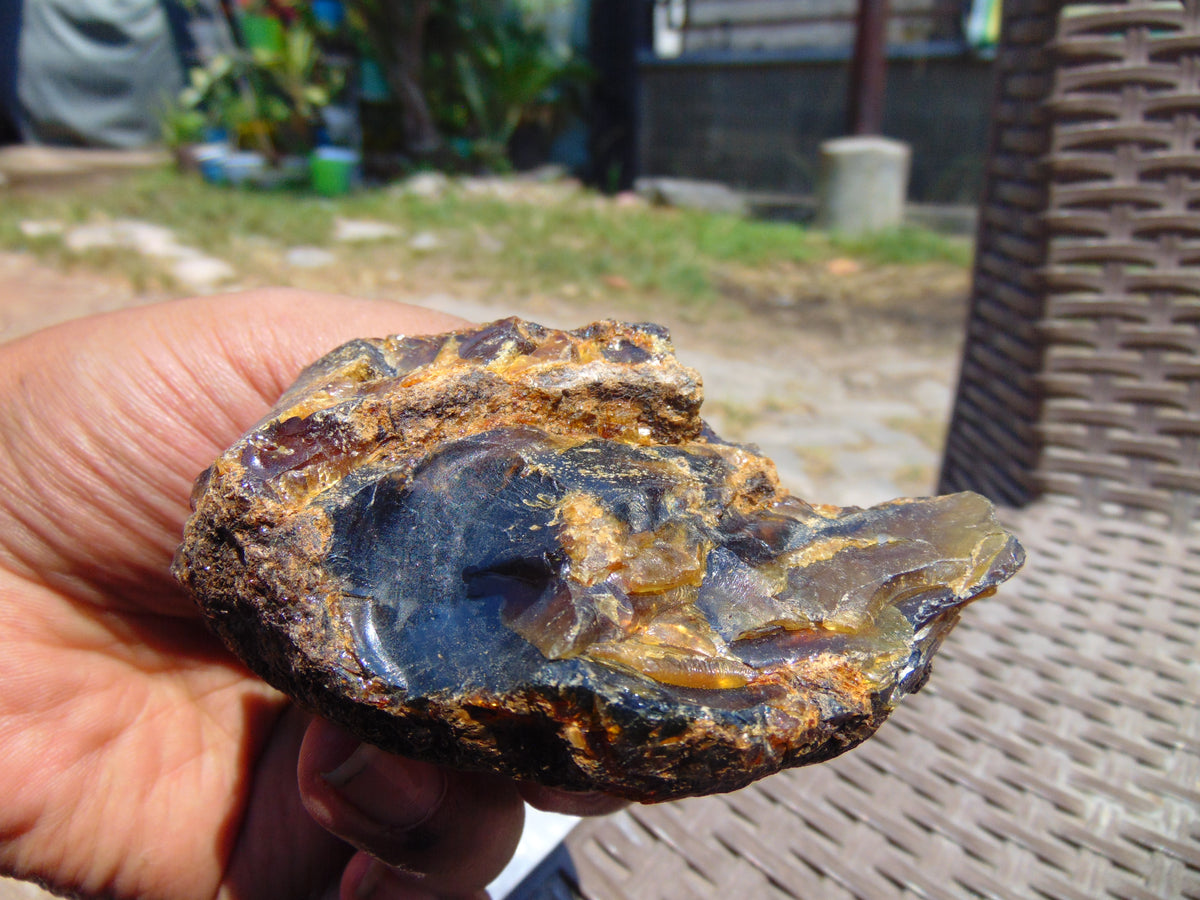 71 gram Rough Raw Indonesian Blue Amber for Healing 26MRB43