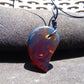 8 gr Comma Pendant Indonesian Blue Amber for Healing 25Y22