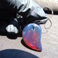 8 gr Comma Pendant Indonesian Blue Amber for Healing 25Y22