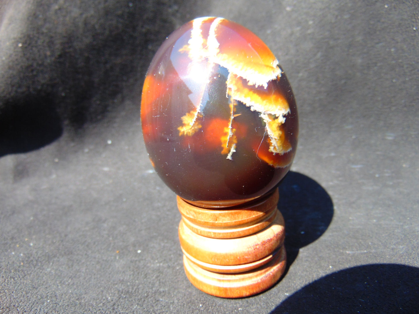 84 gr Shaped Egg 62x51 mm Indonesian Amber for Healing AJT367