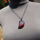 8 gr Comma Pendant Indonesian Blue Amber for Healing 25Y22