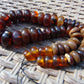 Small Necklace 52 beads Indonesian Amber for Healing 26NE27