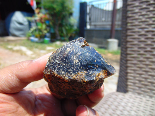 45 gram Rough Raw Indonesian Blue Amber for Healing 26MRB14