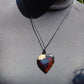 7 gr Heart Pendant Indonesian Blue Amber for Healing 25Y193