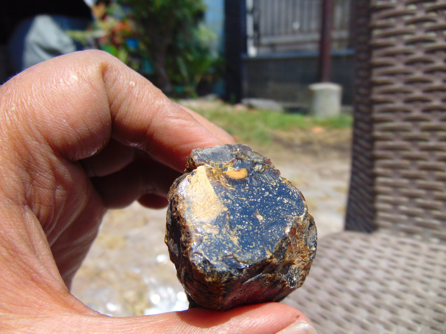 45 gram Rough Raw Indonesian Blue Amber for Healing 26MRB14