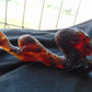 179 gram Dragon carving 3D 20x5.1x8 cm Indonesian Blue Purple Amber