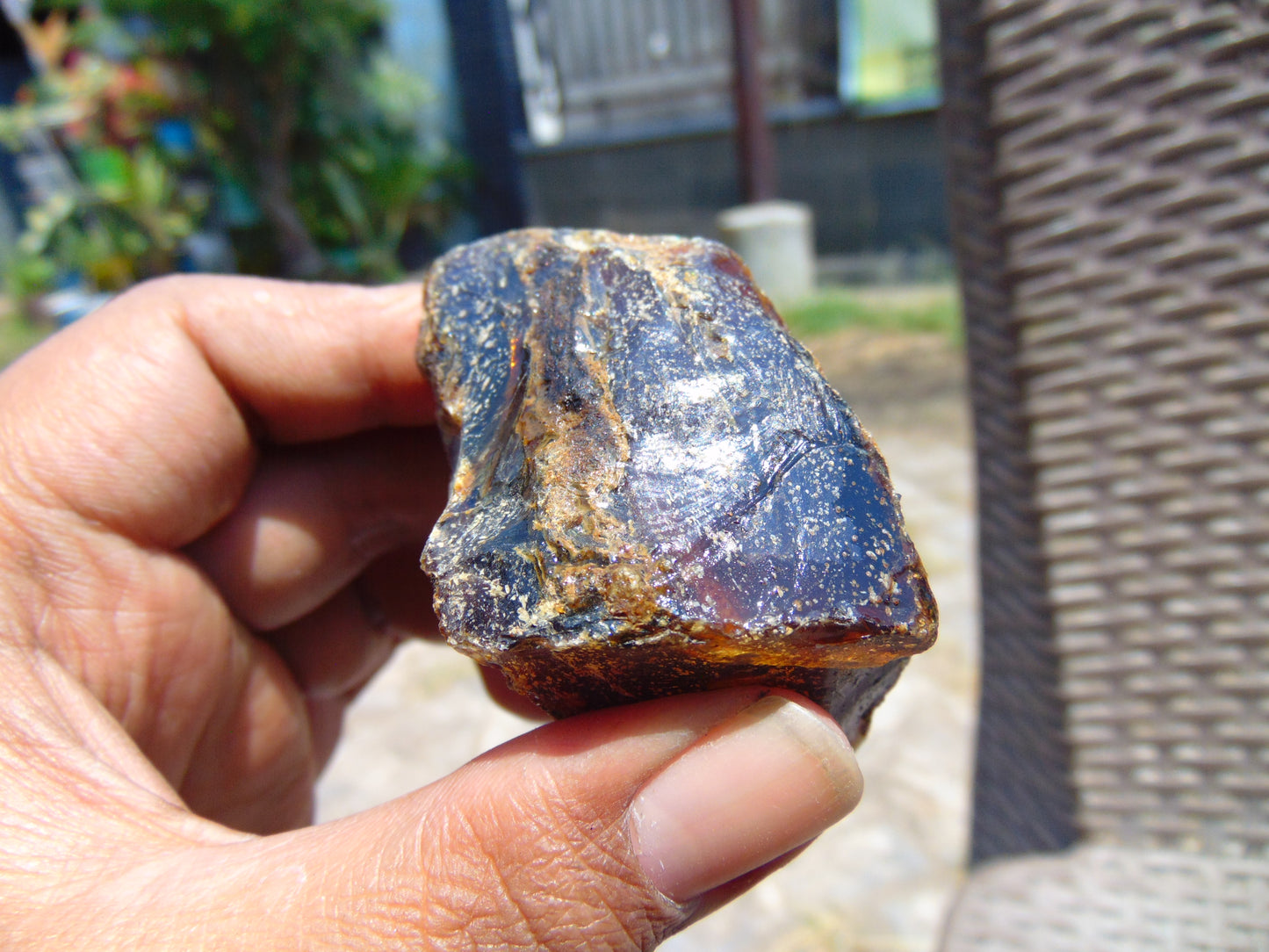 45 gram Rough Raw Indonesian Blue Amber for Healing 26MRB14