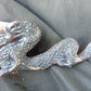 179 gram Dragon carving 3D 20x5.1x8 cm Indonesian Blue Purple Amber