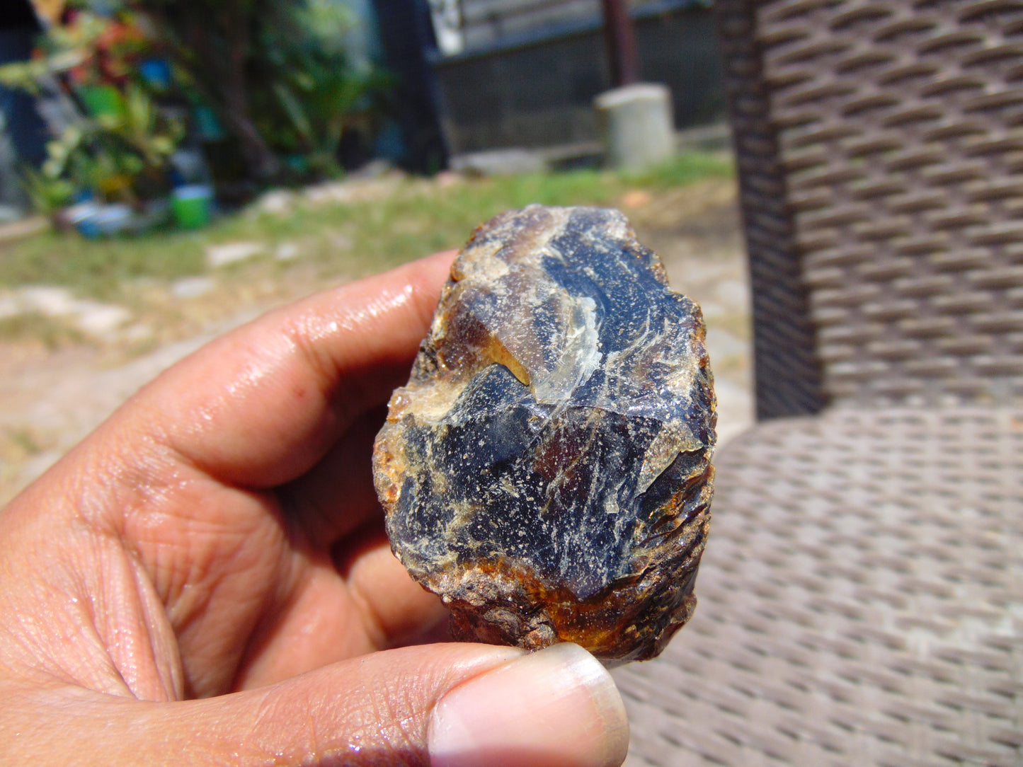 36 gram Rough Raw Indonesian Blue Amber for Healing 26MRB26
