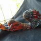 179 gram Dragon carving 3D 20x5.1x8 cm Indonesian Blue Purple Amber