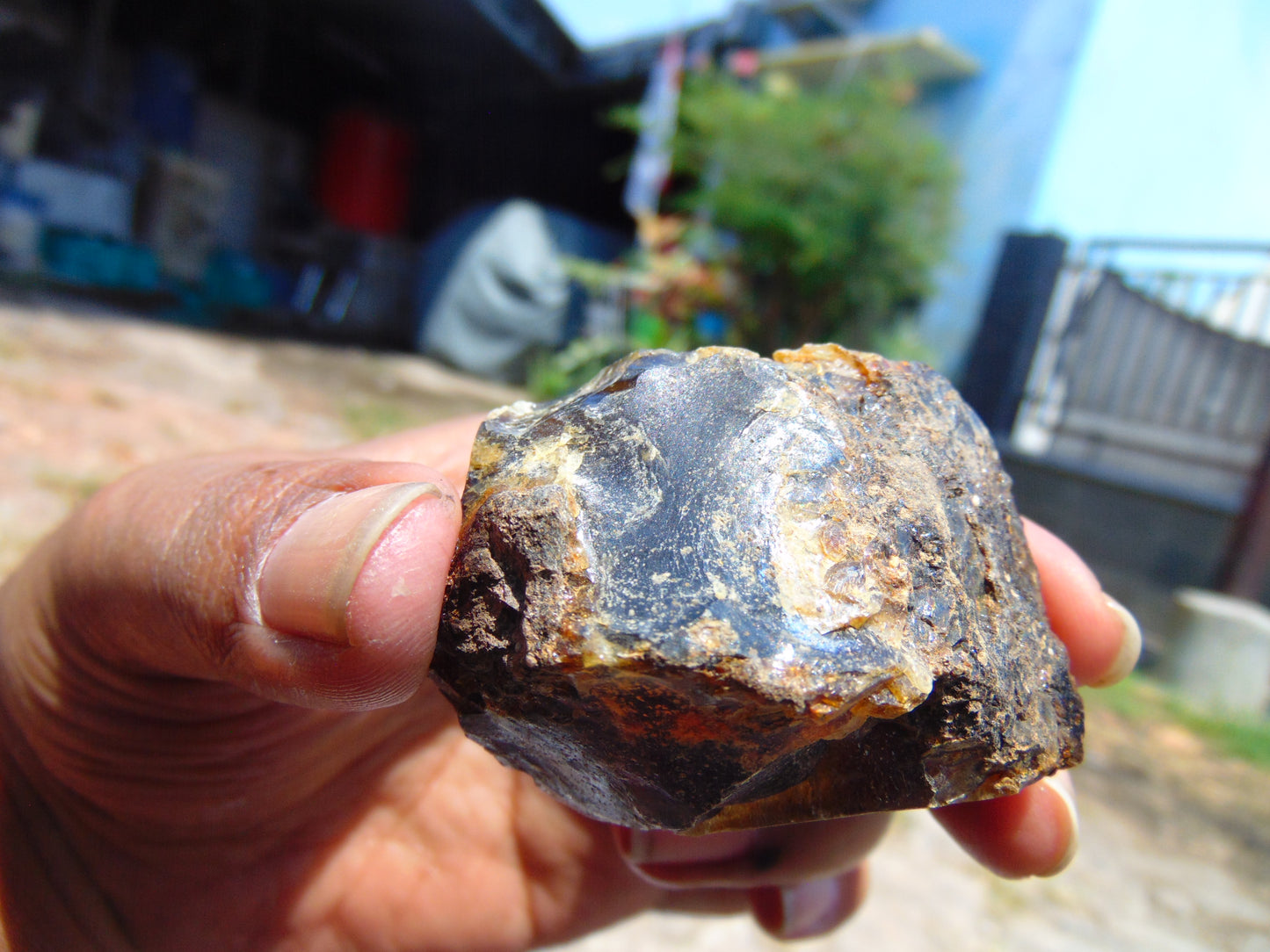 36 gram Rough Raw Indonesian Blue Amber for Healing 26MRB26