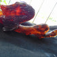 179 gram Dragon carving 3D 20x5.1x8 cm Indonesian Blue Purple Amber