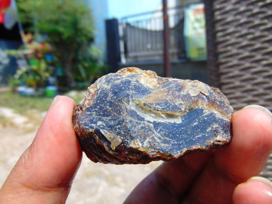 36 gram Rough Raw Indonesian Blue Amber for Healing 26MRB26
