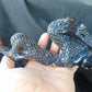 179 gram Dragon carving 3D 20x5.1x8 cm Indonesian Blue Purple Amber