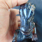 179 gram Dragon carving 3D 20x5.1x8 cm Indonesian Blue Purple Amber