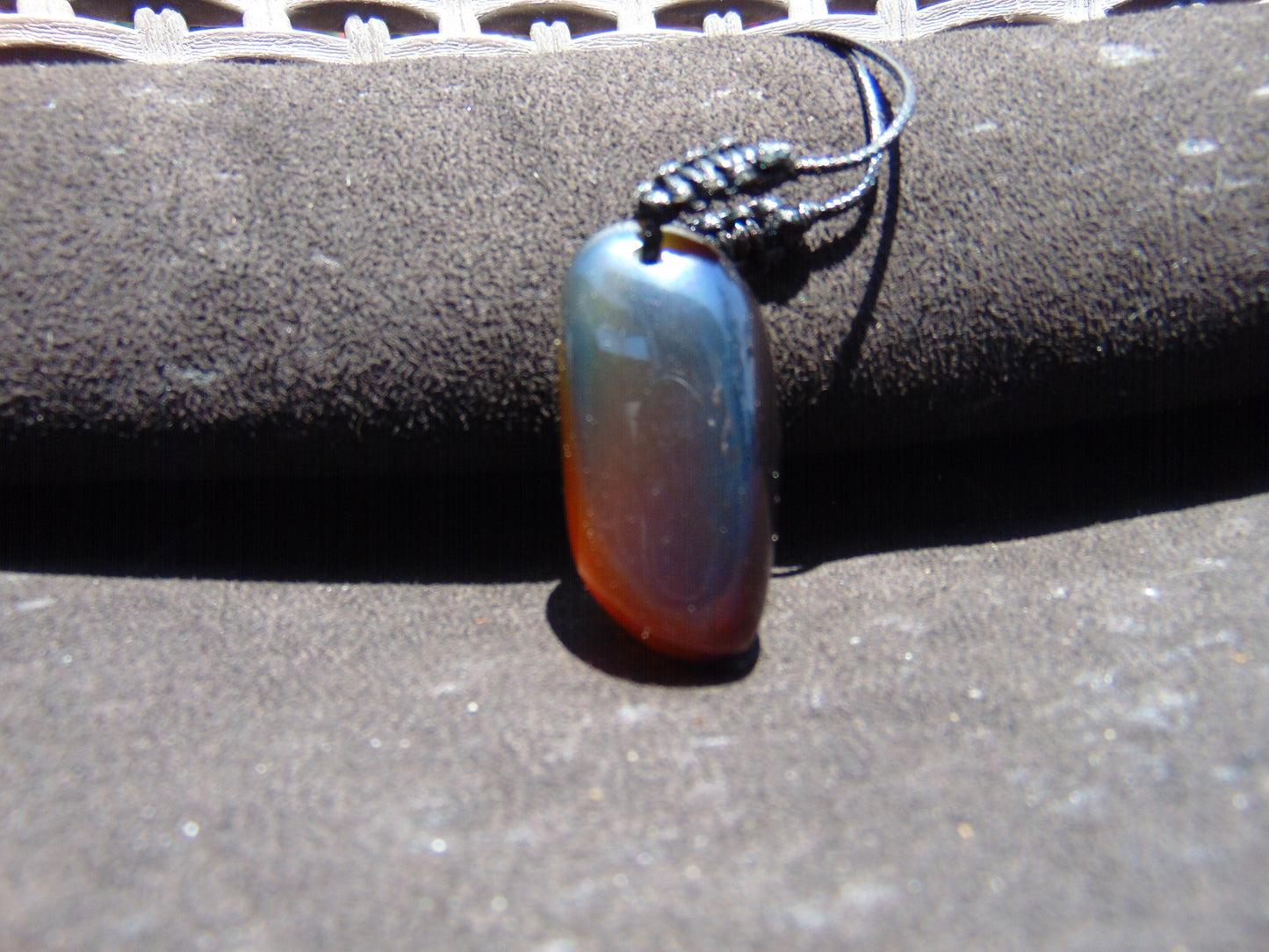 7 gr  Pendant Indonesian Blue Amber for Healing A85