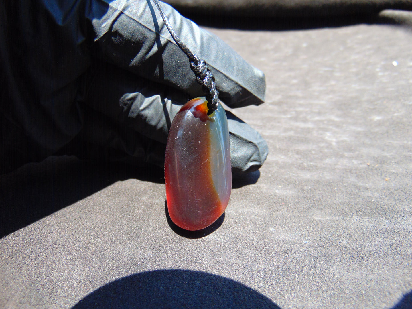 7 gr  Pendant Indonesian Blue Amber for Healing A85