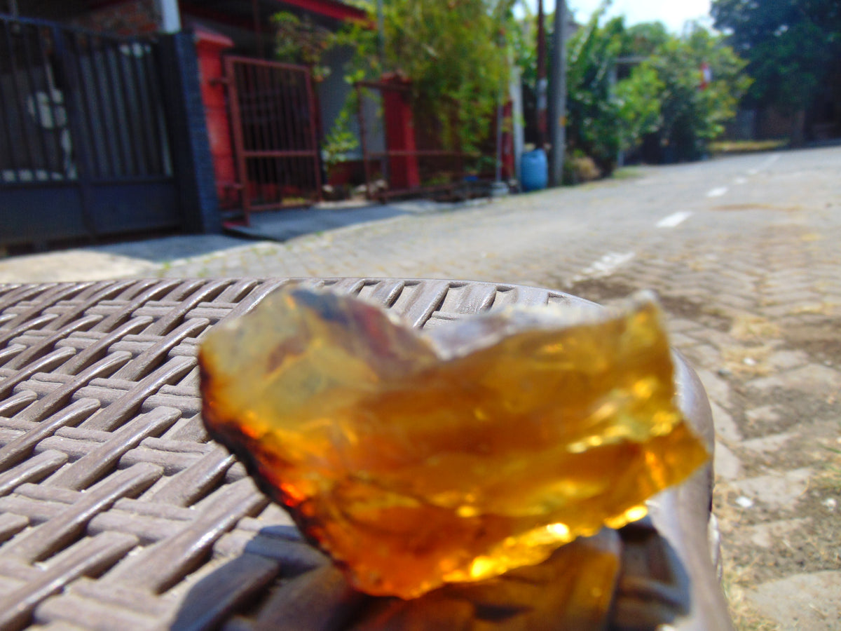 16 gram Rough Raw Indonesian Blue Amber for Healing 26RBM60