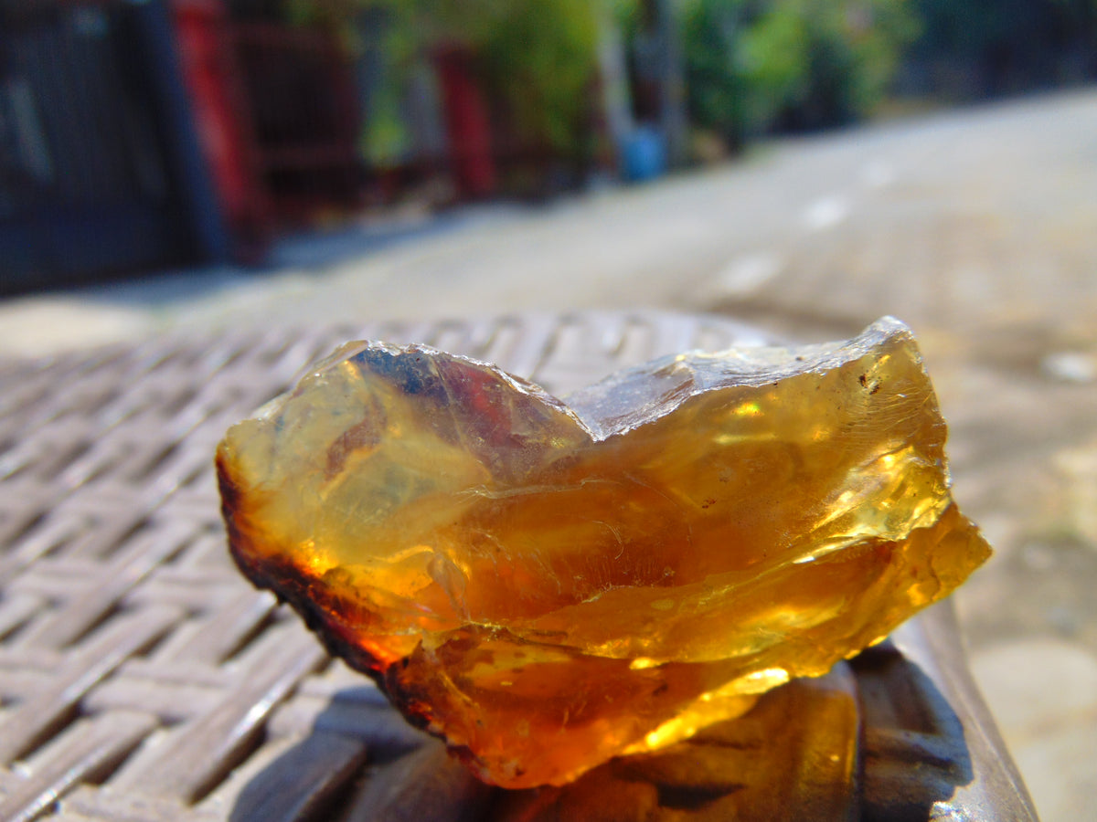 16 gram Rough Raw Indonesian Blue Amber for Healing 26RBM60