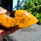 1066 gram Polished Indonesia Yellow Fragrance Amber for Healing K705