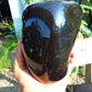 1186 gr full polished 10x6x5 cm Indonesia Black Blue Amber for Healing ML41