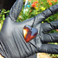 7 gr Heart Pendant Indonesian Blue Amber for Healing 25Y214