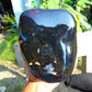 1186 gr full polished 10x6x5 cm Indonesia Black Blue Amber for Healing ML41