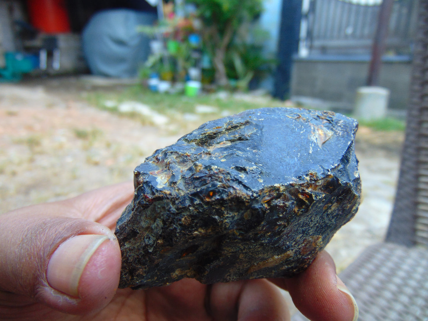 48 gram Rough Raw Indonesian Blue Amber for Healing 26MRB4