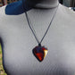 7 gr Heart Pendant Indonesian Blue Amber for Healing 25Y214