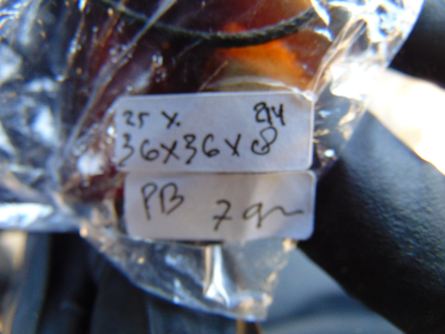 7 gr Heart Pendant Indonesian Blue Amber for Healing 25Y214