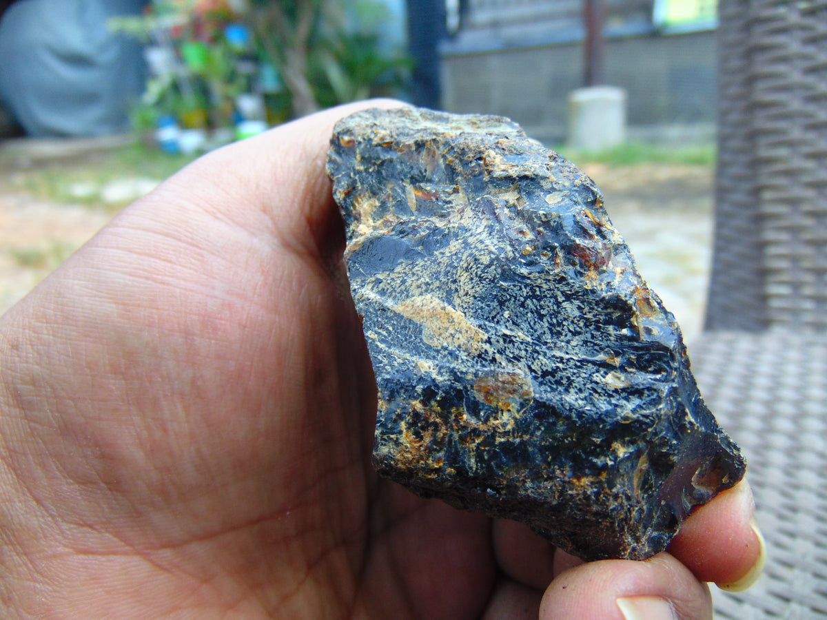 48 gram Rough Raw Indonesian Blue Amber for Healing 26MRB4