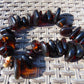 103 gr Small Necklace beads Indonesian Yellow Red Amber for Healing 26NE72