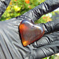 12 gr Heart Pendant Indonesian Blue Amber for Healing 26Y137