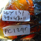 12 gr Heart Pendant Indonesian Blue Amber for Healing 26Y137