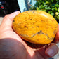 270 gram Polished Indonesia Yellow Fragrance Amber for Healing K706