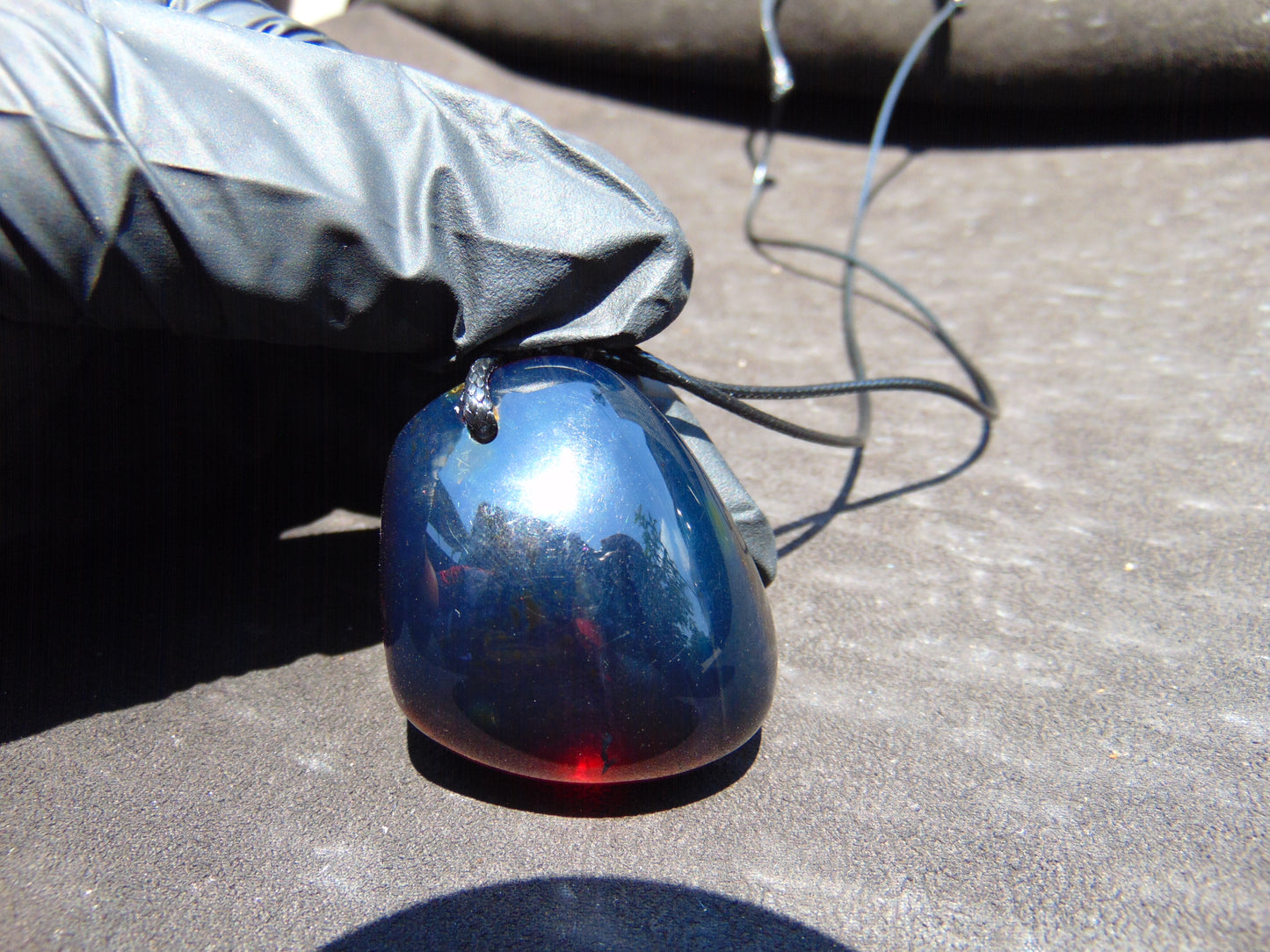 21 gr Pendant Indonesian Blue Amber for Healing PDN410