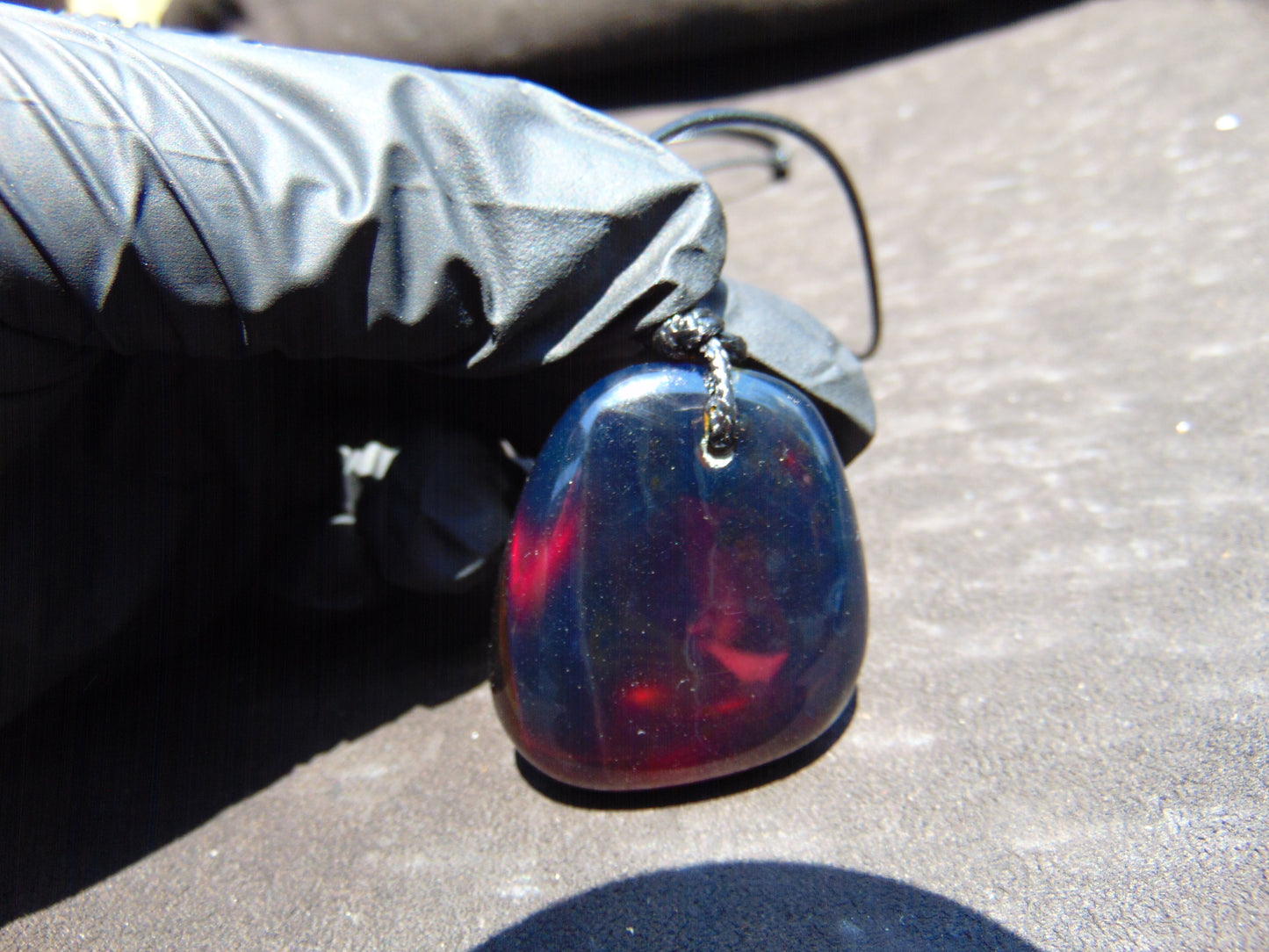 21 gr Pendant Indonesian Blue Amber for Healing PDN410
