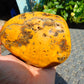 270 gram Polished Indonesia Yellow Fragrance Amber for Healing K706