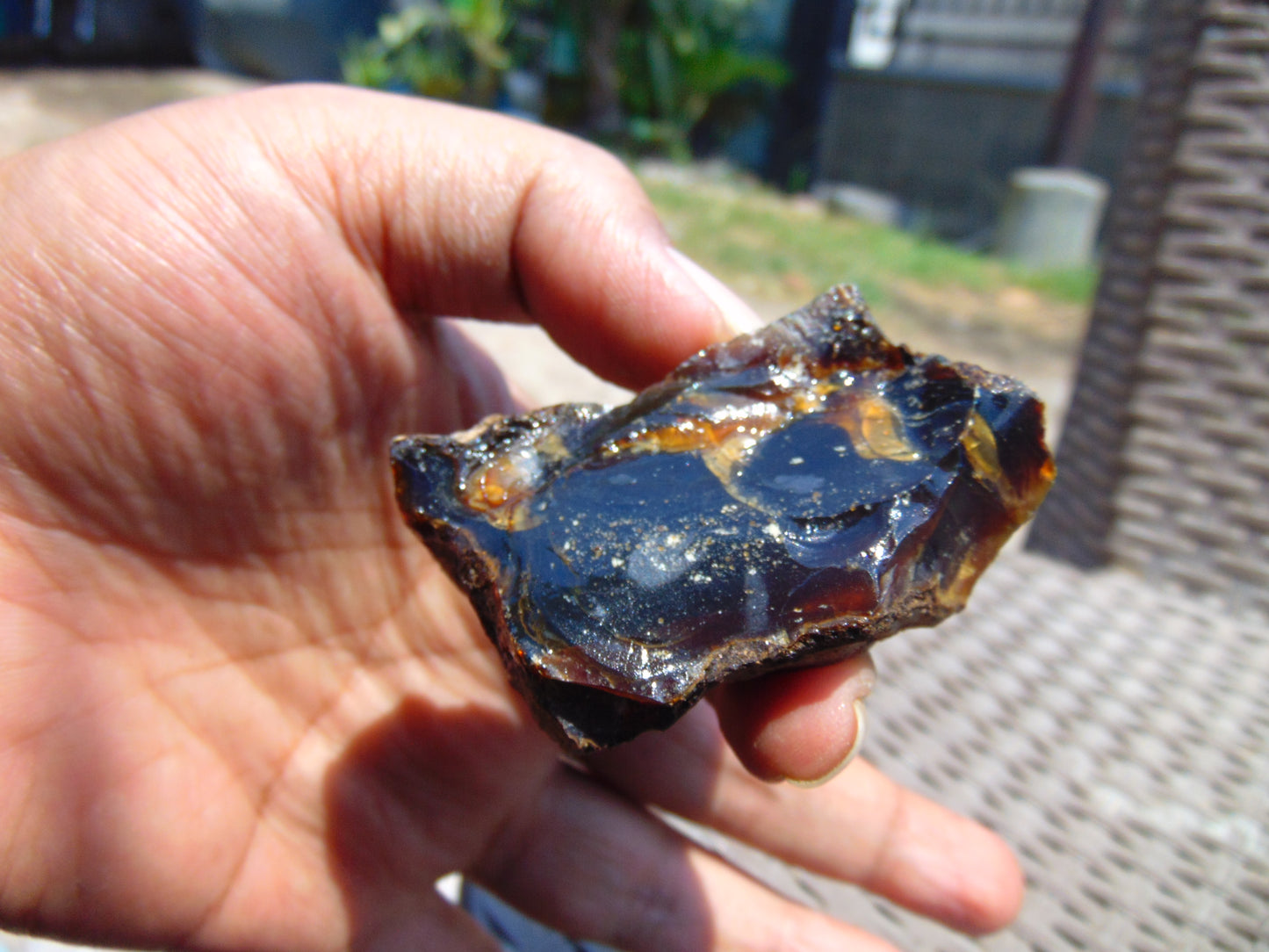 20 gram Rough Raw Indonesian Blue Amber for Healing 26MRB68