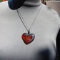 6 gr Heart Pendant Indonesian Blue Amber for Healing 25N53