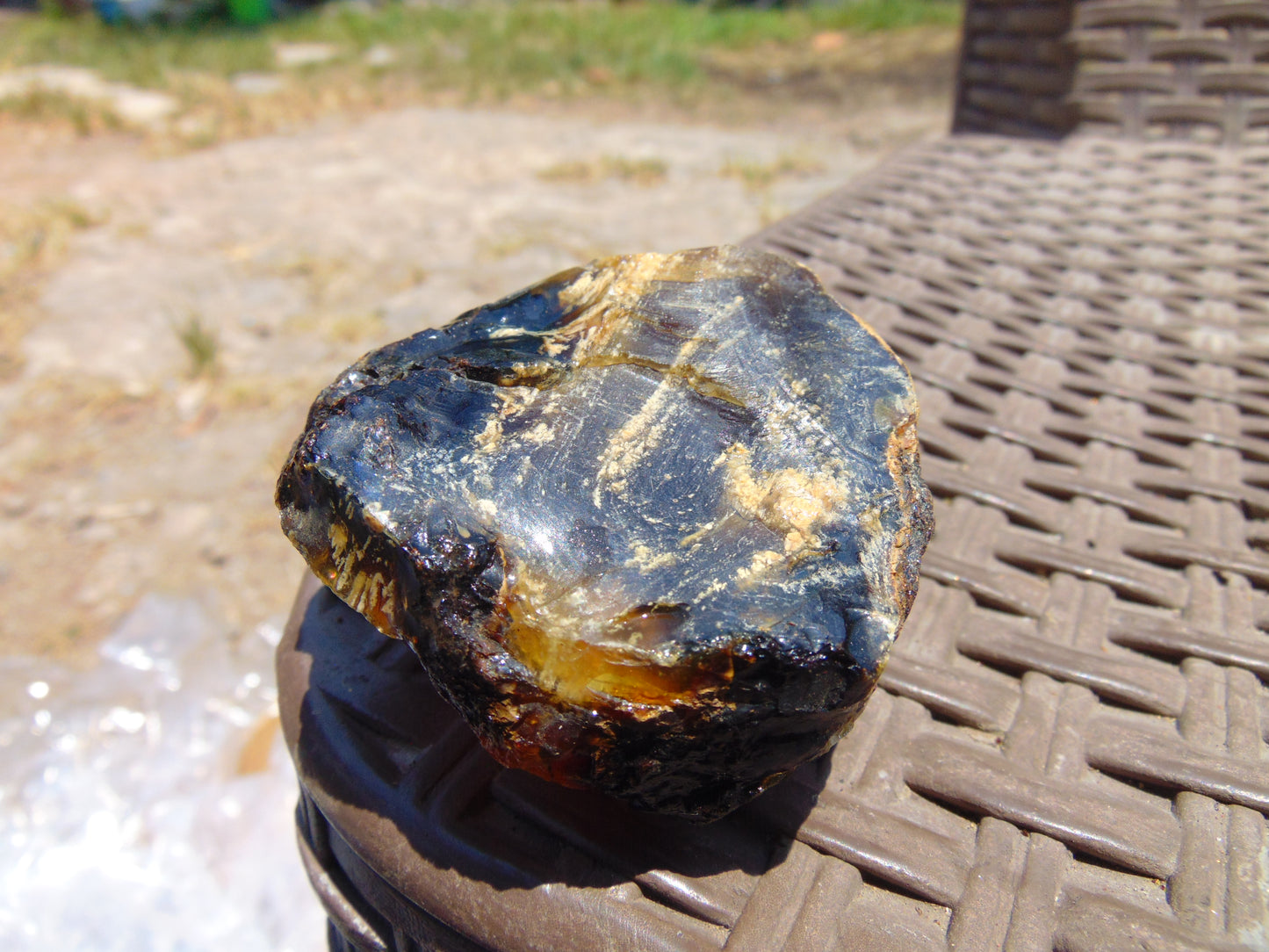 49 gram Rough Raw Indonesian Blue Amber for Healing 26MRB45