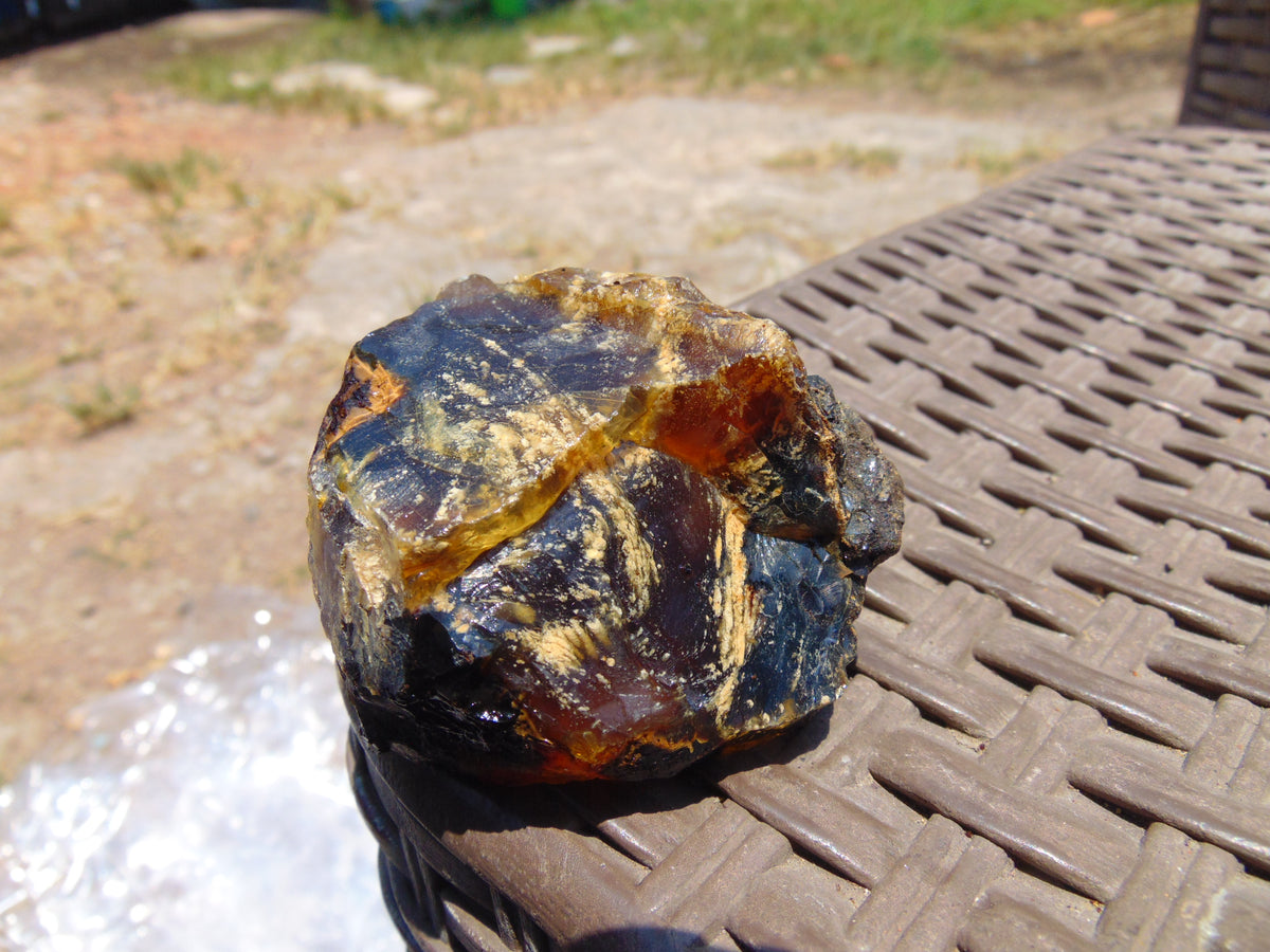 49 gram Rough Raw Indonesian Blue Amber for Healing 26MRB45