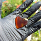 5 gr Heart Pendant Indonesian Crystal Amber for Healing 26Y122