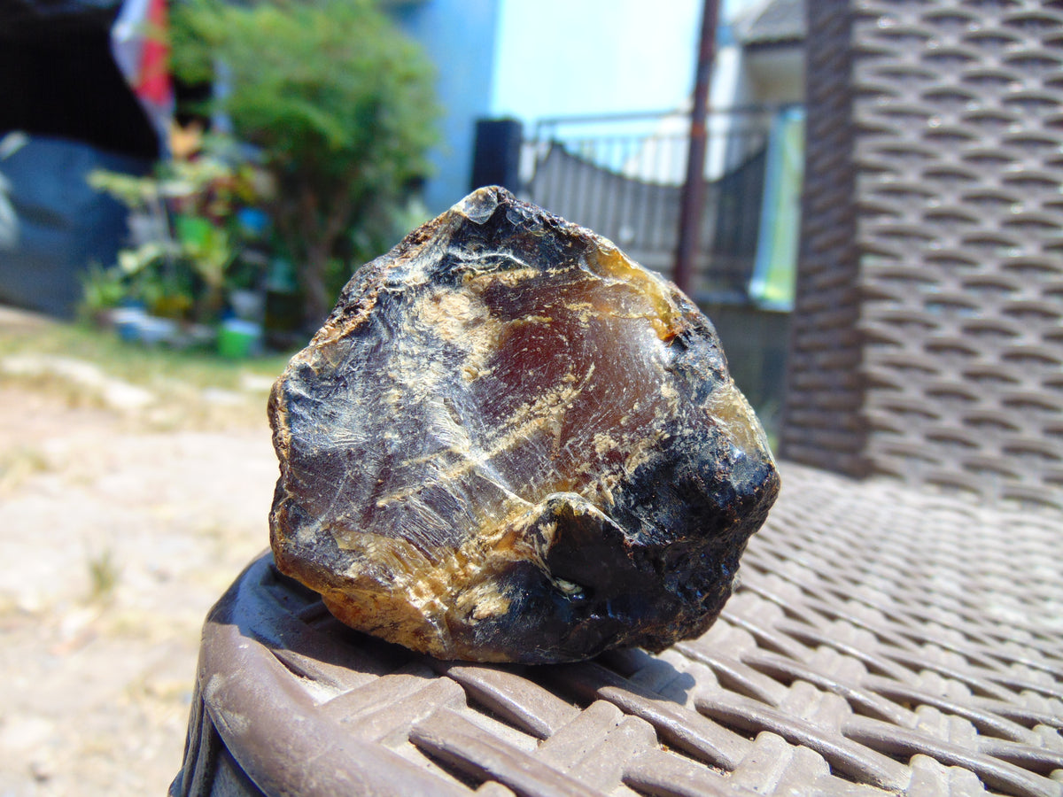 49 gram Rough Raw Indonesian Blue Amber for Healing 26MRB45