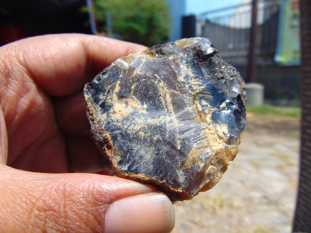49 gram Rough Raw Indonesian Blue Amber for Healing 26MRB45