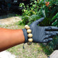 56 gram 12 Beads Mala Bracelet Indonesian Yellow Fragrant Amber 20 mm for Healing F12K2