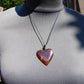5 gr Heart Pendant Indonesian Crystal Amber for Healing 26Y122
