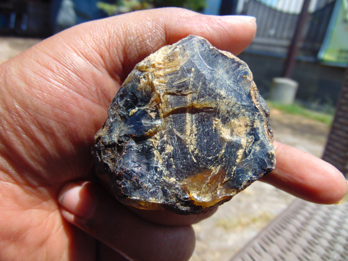 49 gram Rough Raw Indonesian Blue Amber for Healing 26MRB45
